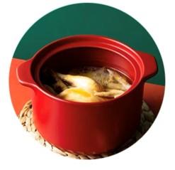 國风祥鹤砂锅 – 2.8L红 商品图2