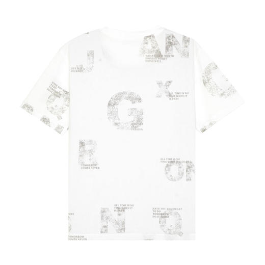 【断码清仓】HX 夏季圆领短袖T恤S102320880101/02 商品图3