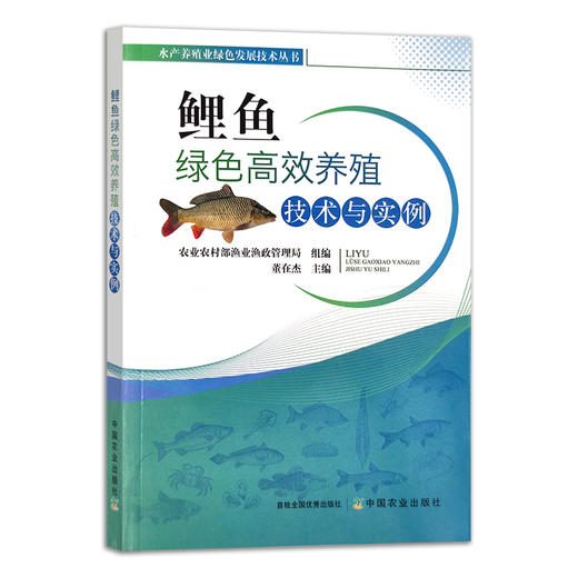 鲤鱼绿色高效养殖技术与实例 水产养殖业绿色发展技术丛书 海水养殖 董在杰 29311 商品图1