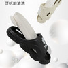 【SAKUN】 韩国潮流设计款 厚底拖鞋 粉色/黑色/沙色 商品缩略图2
