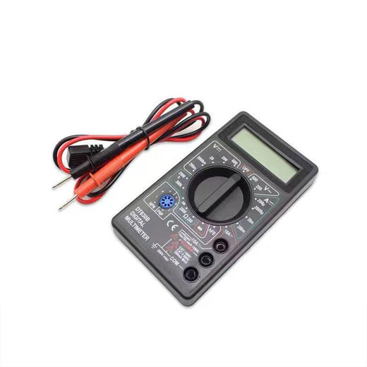 【货号07385】便携式小型万用表数字显示高精度维修电工电器电流表傻瓜式防烧测试表 商品图2