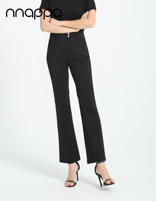 冰凉哥弟纹微喇叭裤29249 商品图2