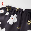 SAINTJOY/上久楷女式黑色印花短袖睡衣套装  JWS21009 商品缩略图13