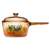 康宁（VISIONS）晶彩1.5L单柄奶锅汤锅炖锅琥珀玻璃锅 商品缩略图0