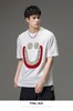 PINLI品立2023夏季新款男士落肩烫钻笑脸圆领短袖T恤BG231111084 商品缩略图6