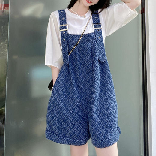 裁缝学苑AQ59 印花牛仔背带裤纸样衬衫套装女装服装裤子打板裁剪 商品图7
