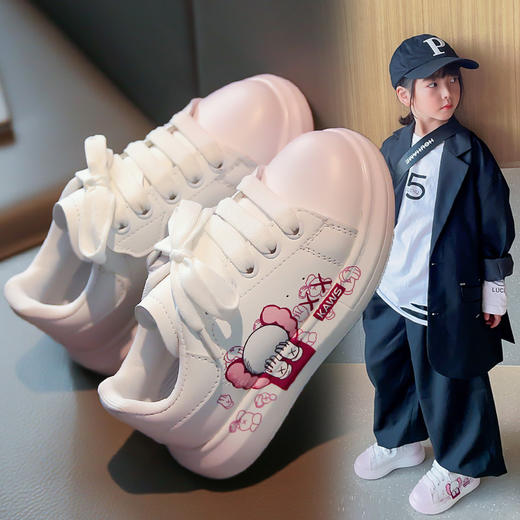 【儿童板鞋】春秋新款儿童韩版小白鞋中大童休闲板鞋 商品图2