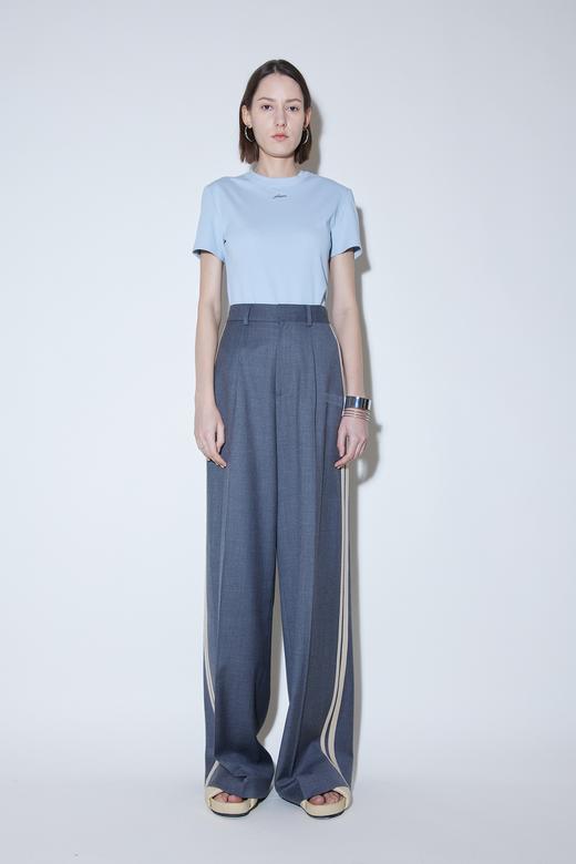 修身刺绣T恤 商品图0