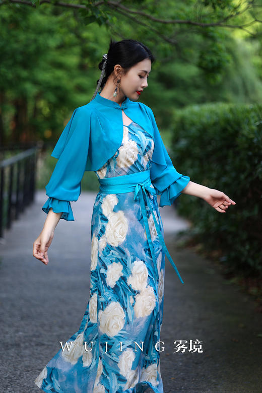 【雾境定制】绝美古风两件套改良旗袍连衣裙 不限制身材 3022134 商品图4