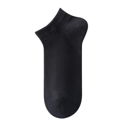 夏季袜子男浅口短袜批发纯色男士短筒棉袜吸汗防臭运动短袜男薄款 商品图3