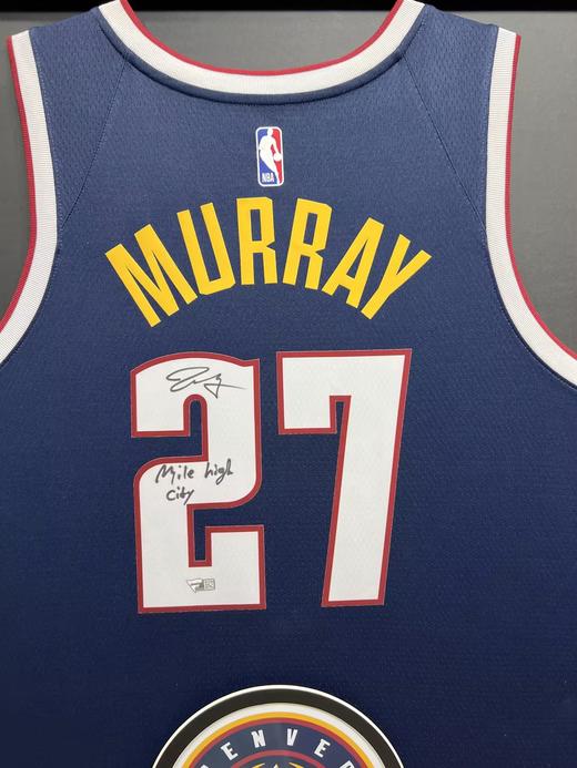 收藏系列 穆雷 掘金队27号深蓝色 亲笔签名球衣 商品图1