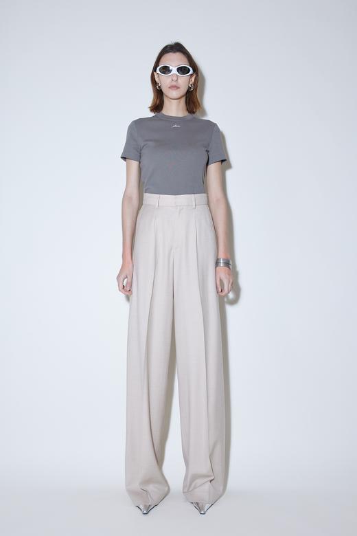 修身刺绣T恤 商品图0