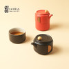 陆宝陶瓷茶具出差旅行户外露营便携收纳泡茶杯快客杯 凝月随手泡 禅风黑 商品缩略图2