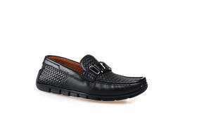 豪麟名鞋都彭男鞋牛皮革商务鞋E32120833黑色