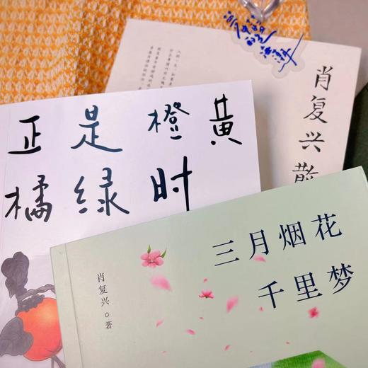 正是橙黄橘绿时+三月烟花千里梦+肖复兴散文 3册套装，解压放松用文字温暖你我 商品图2