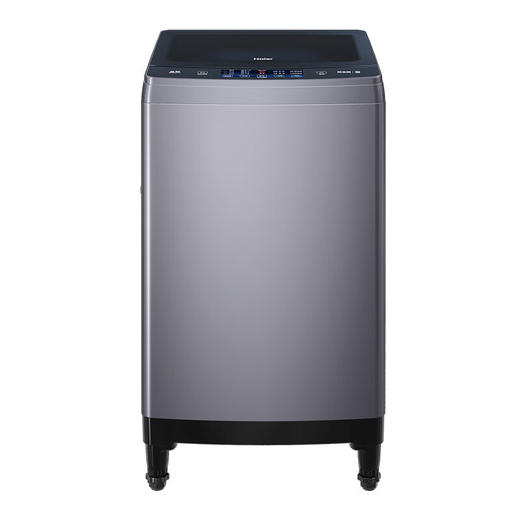 海尔（Haier）防生锈系列10KG波轮洗衣机全自动 玻璃上盖 V-钢机身85mm底脚除螨洗EB100Z35Pro2 商品图1