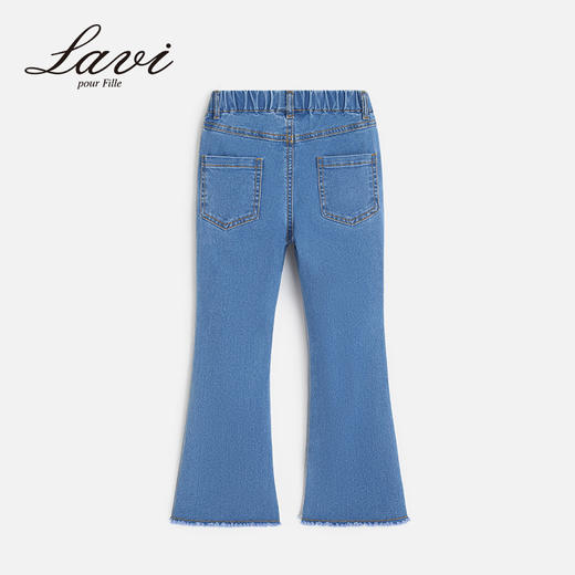 【110-165cm】女童春秋款时尚喇叭牛仔裤裤子马骑顿旗下LAVI 商品图2