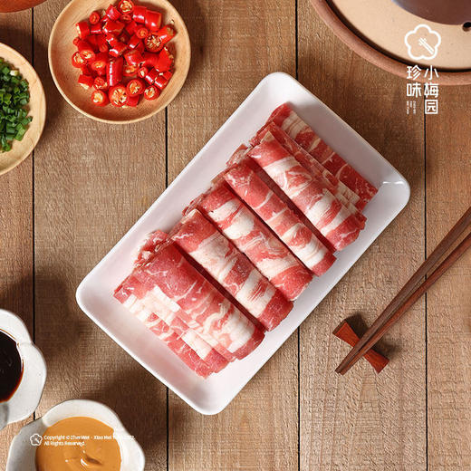 珍味小梅园原切肥牛卷200g*3袋 商品图2