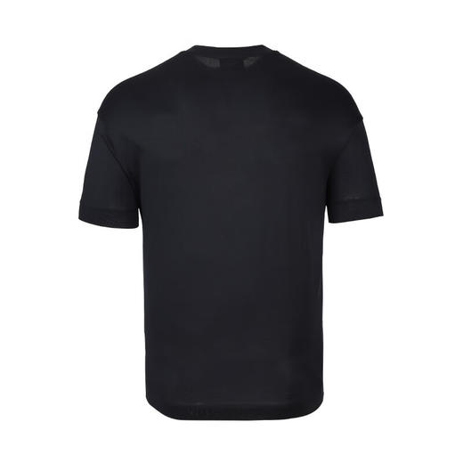 阿玛尼 EMPORIO ARMANI 男士EA大字母logo圆领渐变针绣短袖t恤 11502 商品图2