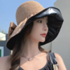 【福利】2023升级款遮阳帽 可拆卸蝴蝶结秒变收纳袋 编织镂空更透气 大帽檐遮脸防晒防 送防风绳 商品缩略图0