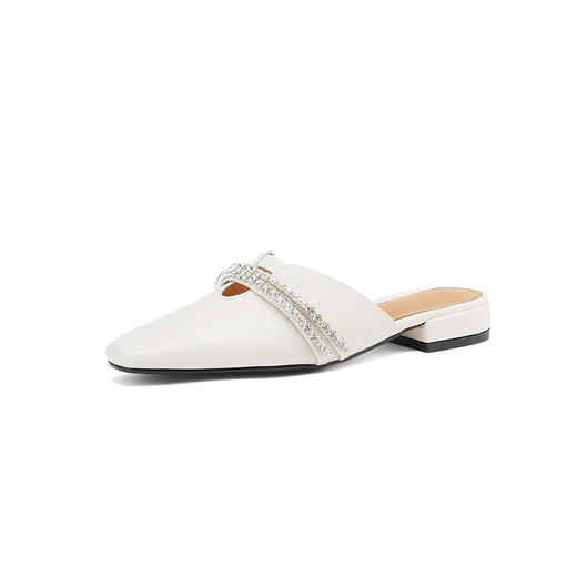 优雅法式，包头里外全皮低跟拖鞋HBP-5366 商品图14