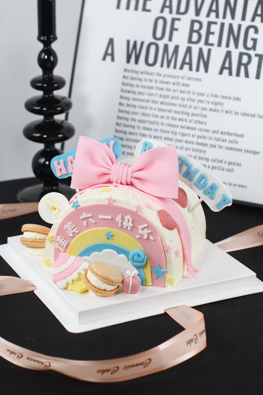 【1473】马卡龙半圆蛋糕 商品图1