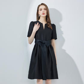 NF8M1斯尔丽瑟俪商场同款2023夏季新款手工蝴蝶结小礼服俏丽连衣裙