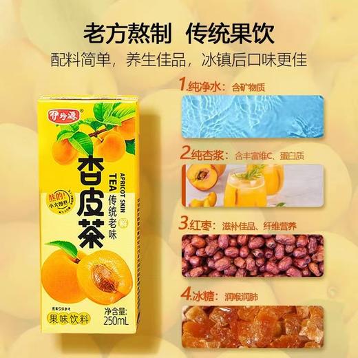临夏伊珍源杏皮茶 250ML/盒*10盒装 全国包邮 商品图2