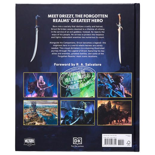 【中商原版】龙与地下城崔斯特传奇视觉词典 英文原版 Dungeons and Dragons the Legend of Drizzt Visual Dictionary 商品图2