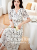 【专属特价】熙世界法式复古碎花连衣裙女2025夏新款高级感穿搭小个子收腰裙子 商品缩略图2