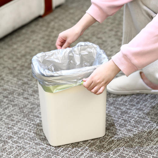 齐心抽绳式垃圾袋L226银色（45*50CM）3卷*30个装 商品图3