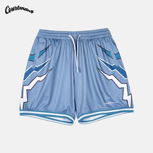 【美式街头风】采用了撕裂，撞色，等街头元素，版型是四分裤版型， 商品图2