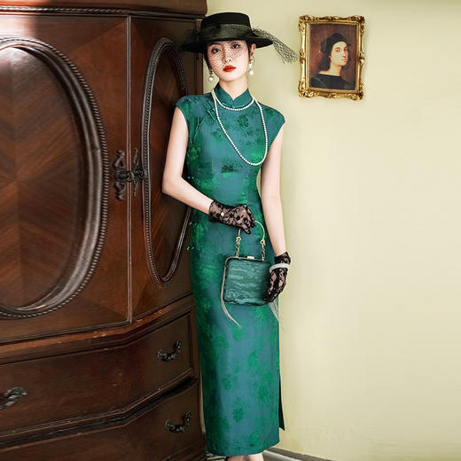 WX真丝旗袍桑蚕丝中国风改良春夏季夏款 商品图1