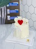 白色浪漫爱心+红色挚爱小蛋糕（图片是4.5寸） 商品缩略图3