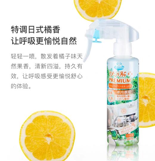 蛙田技研日本除甲醛清除剂强力型去除异味喷雾除装修异味家用车用200ml(2024年8月) 商品图1