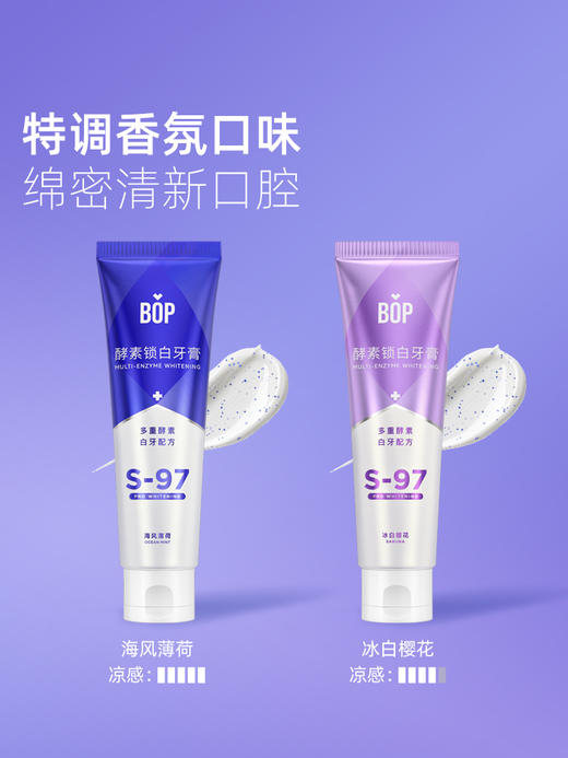 BOP清新口气含氟益生菌酵素牙膏100g 商品图3