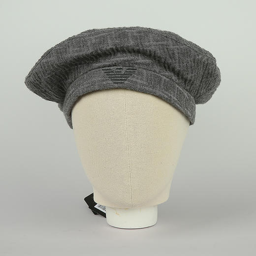E ARMANI 贝雷帽女  6376392F400-00041 .2%ELASTANE 41%VIRGIN WOOL 16%POLYAMIDE 41%VISCOSE 商品图1