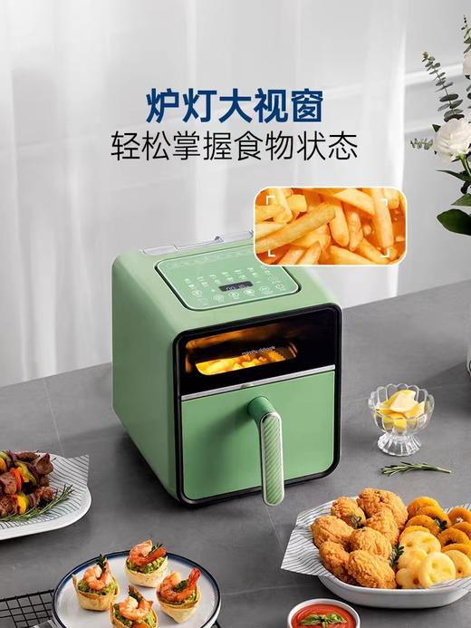 摩飞新款空气炸锅家用蒸汽嫩烤大容量电炸锅可视化 商品图4