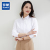 【60棉】罗蒙春秋女装暗门襟长袖衬衫女士商务通勤职业工装OL上班衬衣女 商品缩略图0