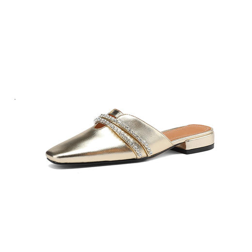 优雅法式，包头里外全皮低跟拖鞋HBP-5366 商品图13