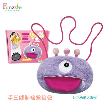 Funzzie儿童幼儿园亲子手工缝制玩偶div材料包毛绒不织布艺作业 商品图2