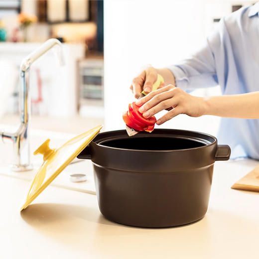 陆宝彩色陶瓷锅煮饭煲汤家用节能时尚单盖陶瓷锅砂锅送礼 洋风乐彩锅 商品图7