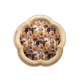 “千乘”主题镶嵌梅花盘