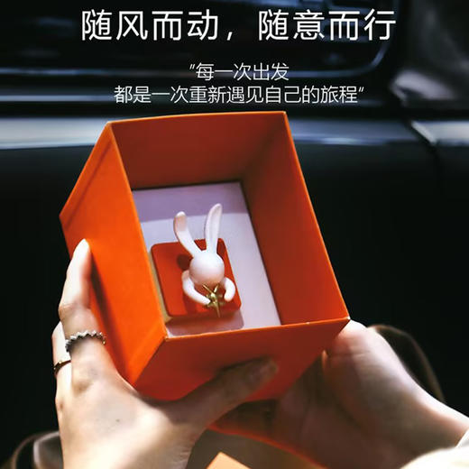 璐璐馨车载香薰摆件出风口挂件前兔无量高档2023新款香氛 商品图4