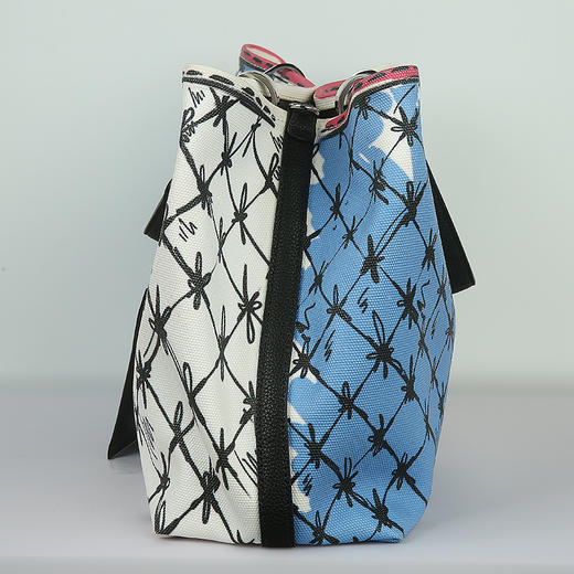 【特价商品不退不换】E ARMANI 手提包女  Y3D165Y401E-80065 MULTICOLOR.100%COTTON 商品图1