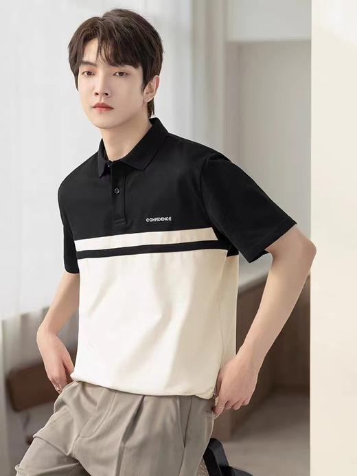 印自男装有领短T711802503101 商品图0