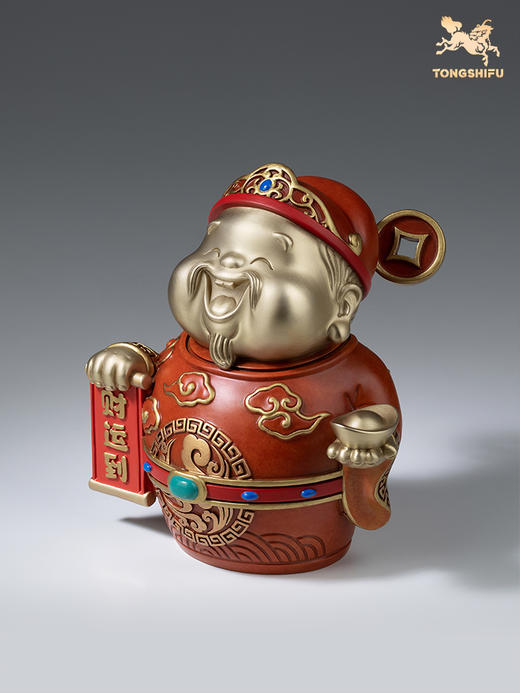 铜师傅 铜摆件《财运到》客厅办公室桌面电视柜 家居财神装饰品 商品图2