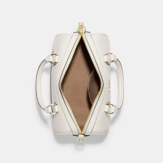 这个配色好看！Coach Rowan超经典波士顿包 白色配米色老花肩带 只要￥1450直邮到手 商品图2