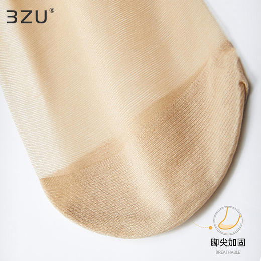 【20双49.9元】短丝袜女黑色夏季超薄耐磨防滑袜子脚尖女士包芯丝短袜71103 商品图4