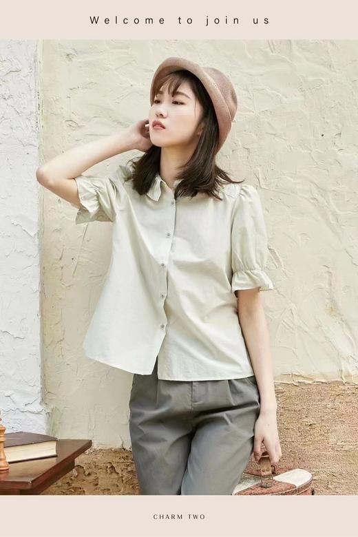 【CH/2 虫二小院】B4F| 橡木林里的秘密衬衫 商品图2